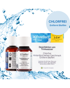 Freebact Tank 1–2 Kubikmeter Trinkwasserdesinfektion