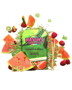 Massiv's Sommer in Beirut Zahnstocher mit Geschmack Watermelon Raspberry Ice in Metalldose