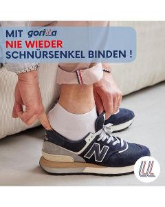 Elastische Schnürsenkel Flexibel Ohne Binden Breit Silikon Neon Blue