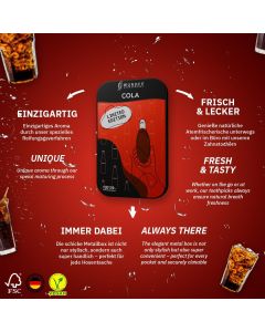 Zahnstocher mit Geschmack in Metalldose Limited Edition Cola