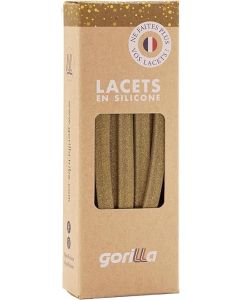 Elastische Schnürsenkel Flexibel Ohne Binden Breit Silikon Golden