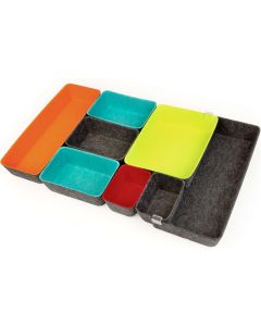 Organizer Behälter Ausziehbar 8er-Set Mehrfarbig