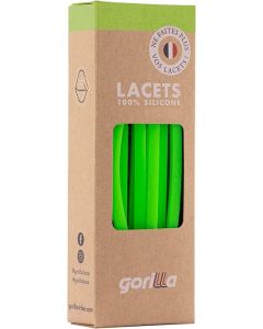 Elastische Schnürsenkel Flexibel Ohne Binden Schmal Silikon Neon Green