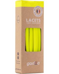 Elastische Schnürsenkel Flexibel Ohne Binden Schmal Silikon Neon Yellow