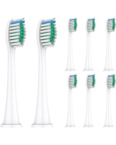 Ersatzbürsten Standard kompatibel mit Philips 8er Pack weiss