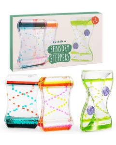 Flüssige Sanduhr Stepping Liquid Motion Timer 3er-Set