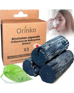 Binchotan Aktivkohle Wasserfilter Japan 3er-Pack
