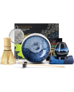 Matcha Set dunkelblau 7-tlg.