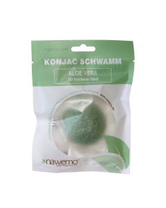 Konjac Schwamm Aloe Vera, für trockene Haut