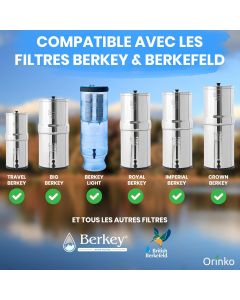 Gravity Wasserfilter für Berkey & Berkefeld 4er Set