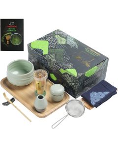 Matcha Set Hellgrün 10-tlg.