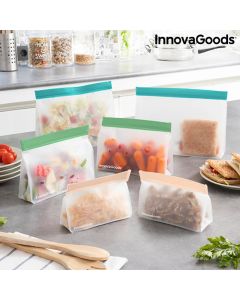 Wiederverwendbare luftdiche Beutel Zags 6er Set