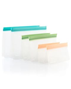 Wiederverwendbare luftdiche Beutel Zags 6er Set