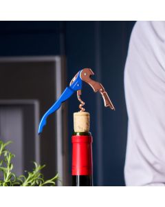 Korkenzieher Waiter's Friend Rose Gold & Blau