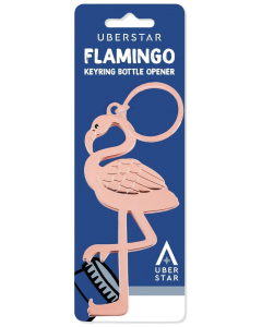 Flaschenöffner Flamingo mit Schlüsselanhänger