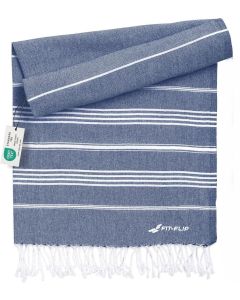 Hamamtuch Baumwolle Recycelt 100x200cm Navy - Sultan