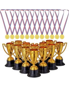 Spielzeug Medaillen & Pokal Trophäen 24 Stück