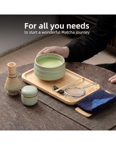 Matcha Set Hellgrün 10-tlg.