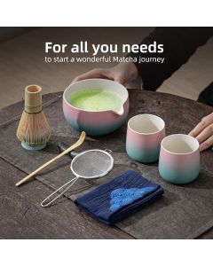 Matcha Set rosa 9-tlg.