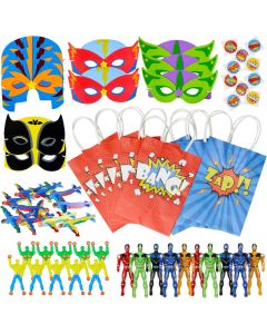 Goodie Bags befüllt Superhero Party 10 Stück