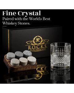 Reserve Whiskeyglas mit Kühlsteinen Geschenkset