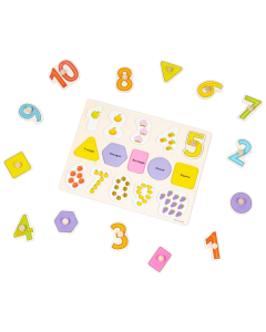 Steckpuzzle 4er Set frühes Lernen Holz