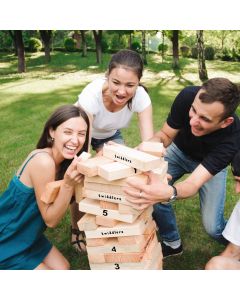 Wackelturm Spiel Gross 74 cm