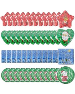 Geduldspiel Maze Puzzles Weihnachten 48 Stück