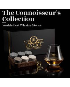Nosing Whiskeyglas mit Kühlsteinen Geschenkset