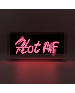 Acryl-Box Neon - Hot AF rosa