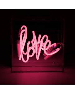 Mini Acryl-Box Neon - Love