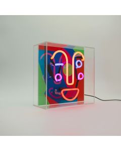 Acryl-Box Neon - Memphis Face