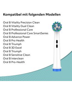 Ersatzbürsten Tiefenreinigung kompatibel mit Oral-B 8er Pack