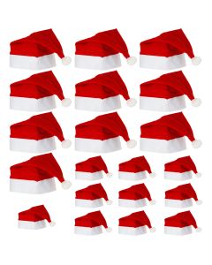 Santa Mütze rot 20 Stück