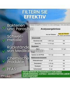 Wasserspender mit Schwerkraftfilter 8.5 L
