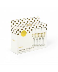 Champagne Shot Gläser (4er Set)