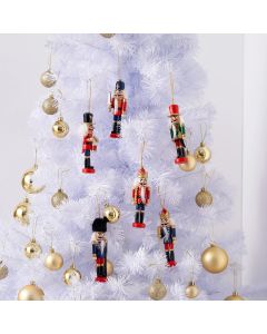 Nussknacker Soldat Ornament 6 Stück