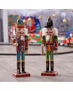 Weihnachts-Nussknacker Soldat 2er-Set 30cm