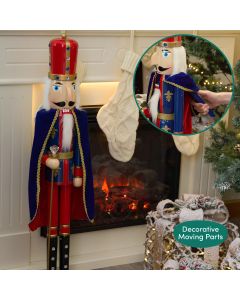 Weihnachts-Nussknacker Soldat King 90cm
