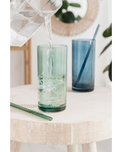 Longdrink Gläser Twist 2er-Set grün/blau