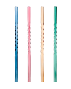 Trinkhalme Glas 4er-Set