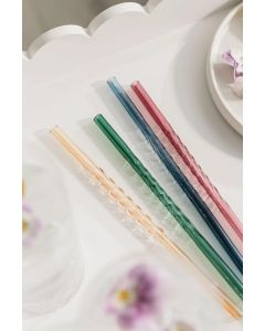 Trinkhalme Glas 4er-Set