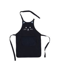Schürze Schwarze Katze 80cm Polyester