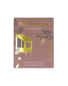 Mini-Baumhaus für Pflanzentöpfe Tiny Treehouse Gold