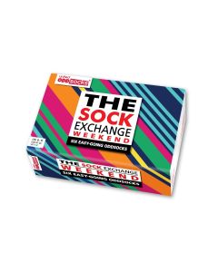 Einzelne Socken im 6er Pack, THE SOCK EXCHANGE WEEKEND Bunte Socken, Gr. 39-46, mit Geschenkbox