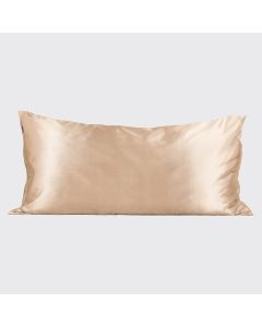 Satin Kissenbezug King Champagne