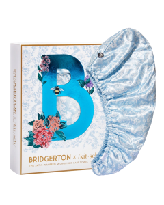 Haarturban Bridgerton Toile de Blue