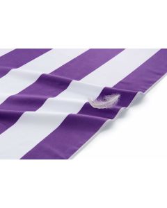 Strandtuch XXL Mikrofaser schnelltrocknendes Badetuch 160x90cm Violett - Weiss