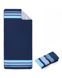 Strandtuch XXL Mikrofaser schnelltrocknendes Badetuch 200x90cm Clean Stripes