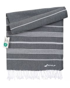 Hamamtuch Baumwolle Recycelt 100x200cm Anthracite - Sultan
